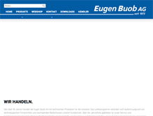Tablet Screenshot of buobag.ch